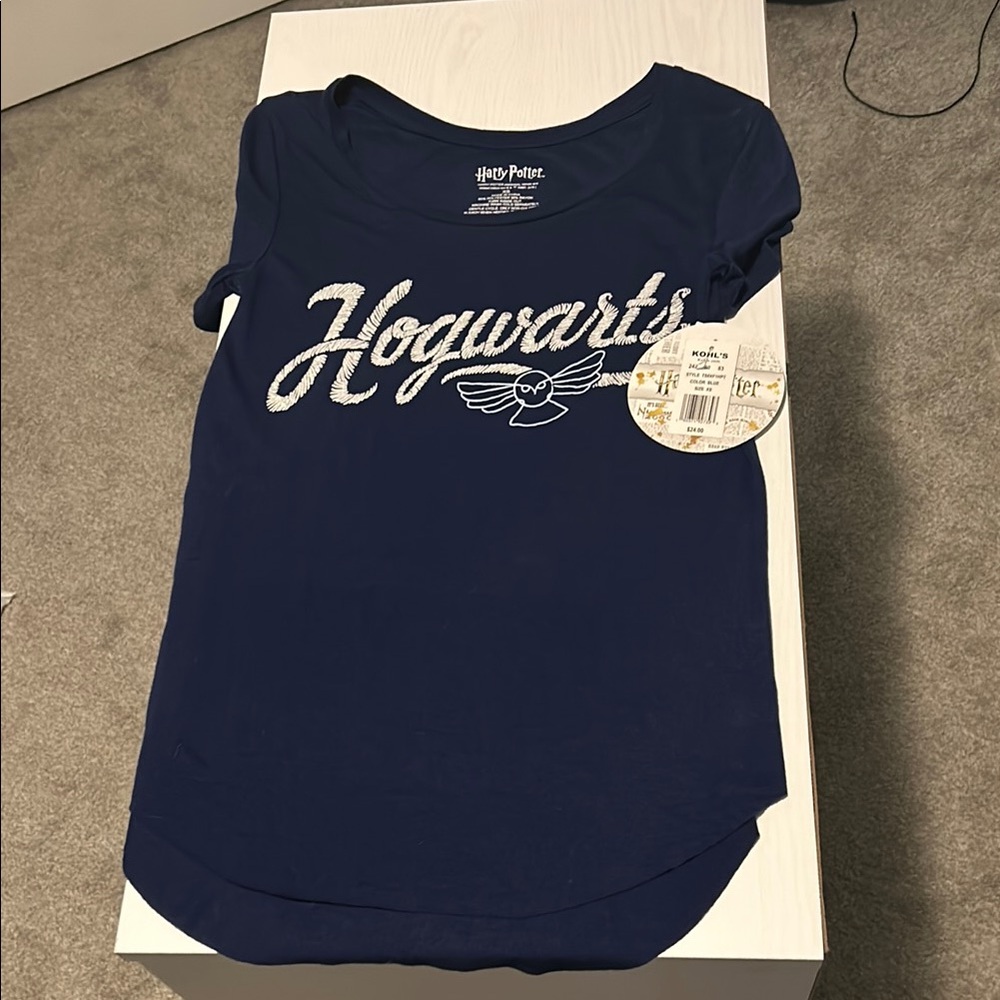 Warner Bros. Blue Crew Neck Short Sleeve T-Shirt